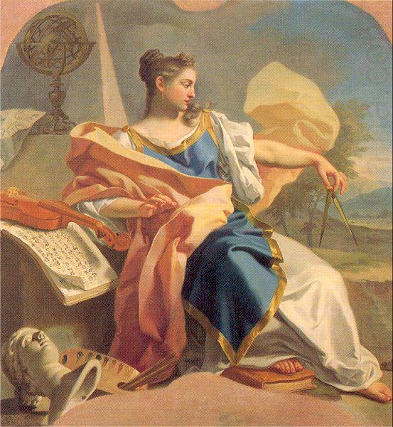 Allegory of the Arts, Mura, Francesco de